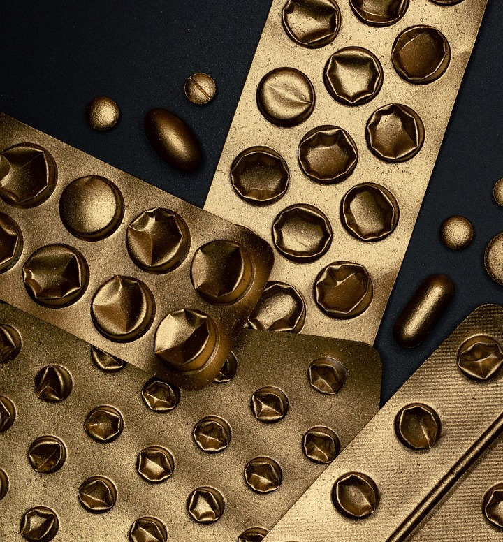 medication management pills clipboard